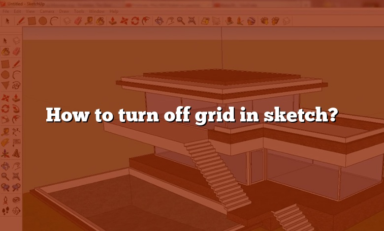 How to turn off grid in sketch?