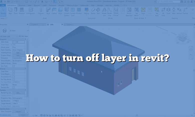 How to turn off layer in revit?