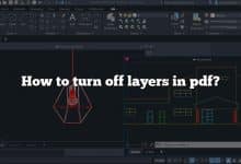How to turn off layers in pdf?