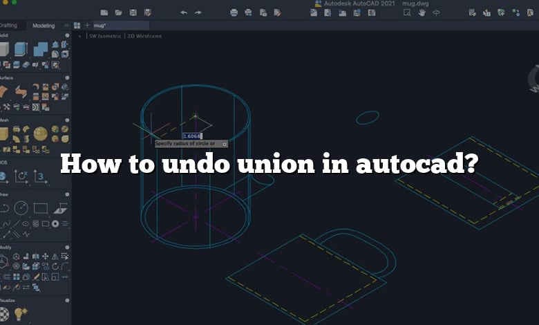 How to undo union in autocad?