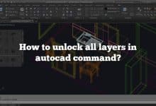 How to unlock all layers in autocad command?