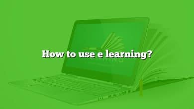 How to use e learning?