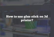 How to use glue stick on 3d printer?
