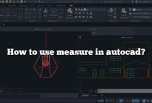 How to use measure in autocad?