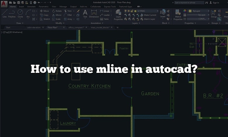 How to use mline in autocad?