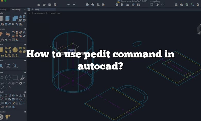 How to use pedit command in autocad?