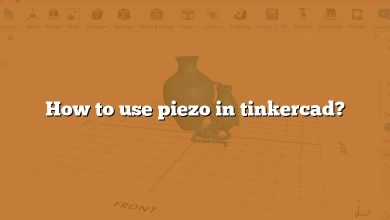 How to use piezo in tinkercad?