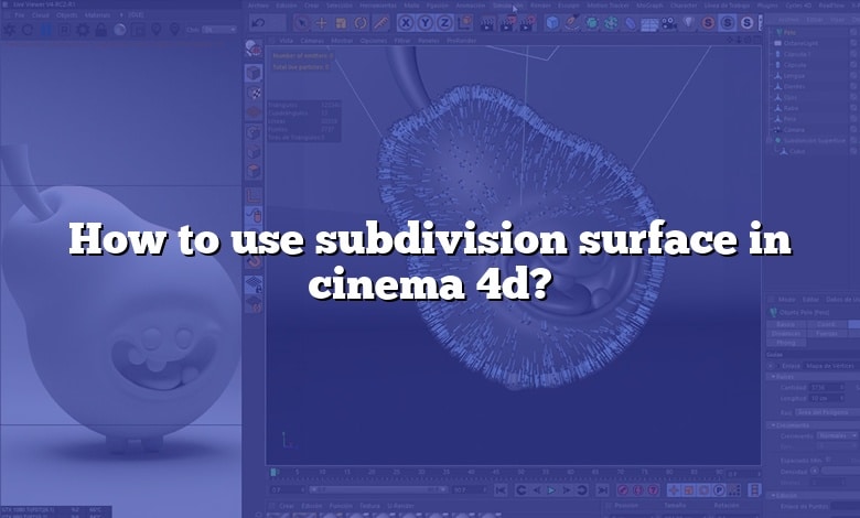 How to use subdivision surface in cinema 4d?