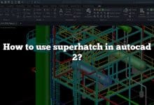 How to use superhatch in autocad 2?