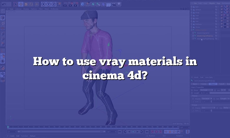 How to use vray materials in cinema 4d?