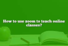 How to use zoom to teach online classes?