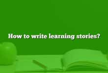 How to write learning stories?