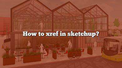 How to xref in sketchup?