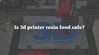 Is 3d printer resin food safe?