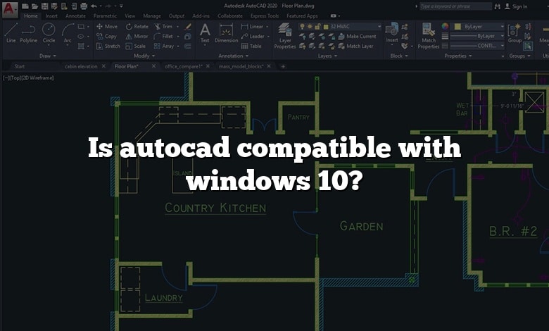 Is autocad  compatible with windows 10?