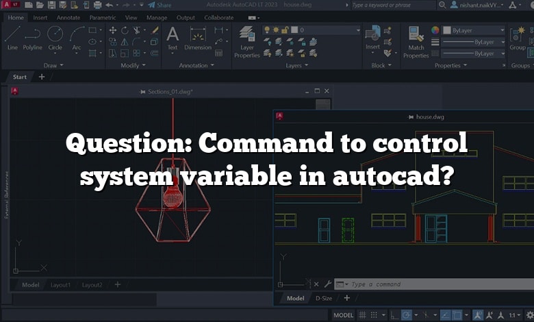 Question: Command to control system variable in autocad?