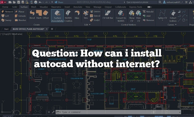 Question: How can i install autocad without internet?