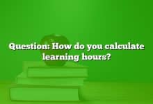 Question: How do you calculate learning hours?