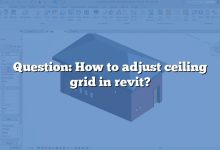 Question: How to adjust ceiling grid in revit?