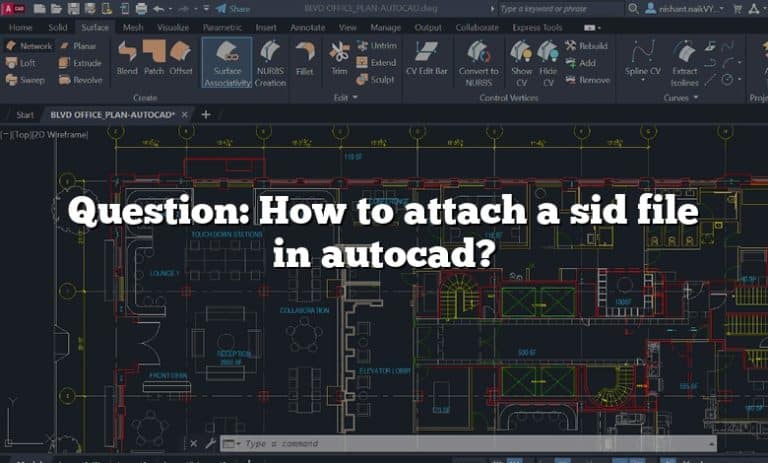 Question: How to attach a sid file in autocad?