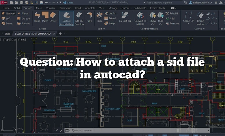 Question: How to attach a sid file in autocad?