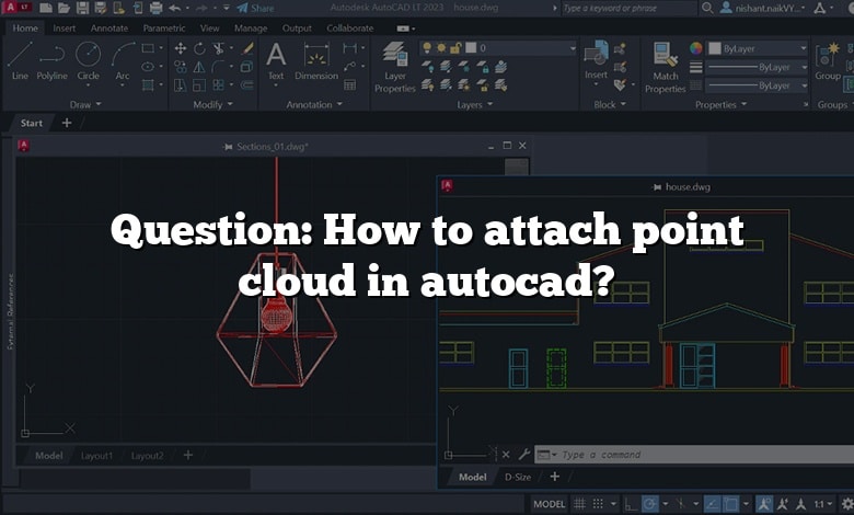 Question: How to attach point cloud in autocad?