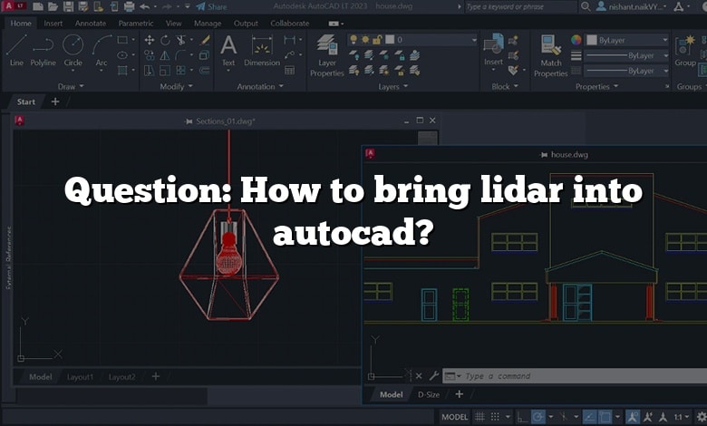 Question: How to bring lidar into autocad?