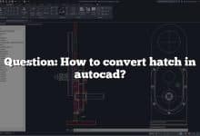 Question: How to convert hatch in autocad?