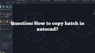 Question: How to copy hatch in autocad?