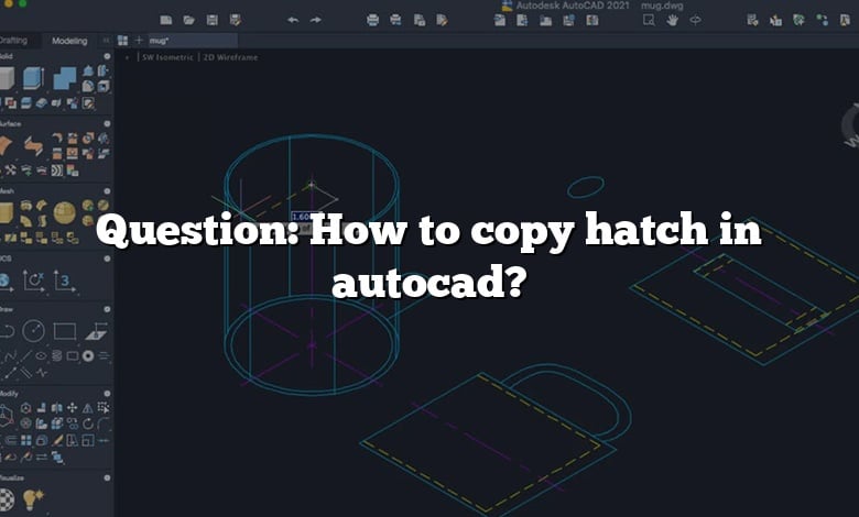 Question: How to copy hatch in autocad?