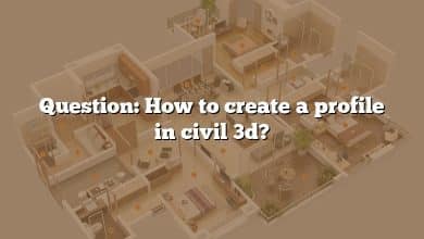 Question: How to create a profile in civil 3d?