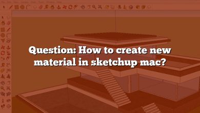 Question: How to create new material in sketchup mac?