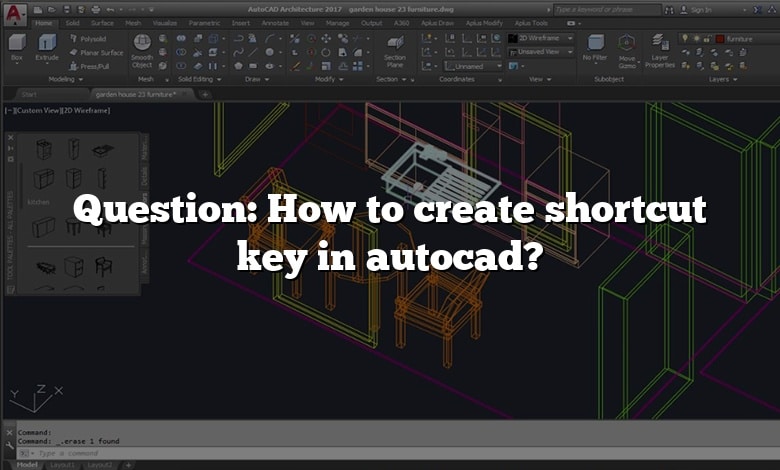 Question: How to create shortcut key in autocad?