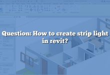 Question: How to create strip light in revit?