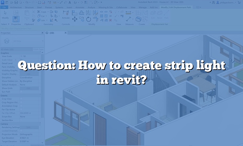 Question: How to create strip light in revit?