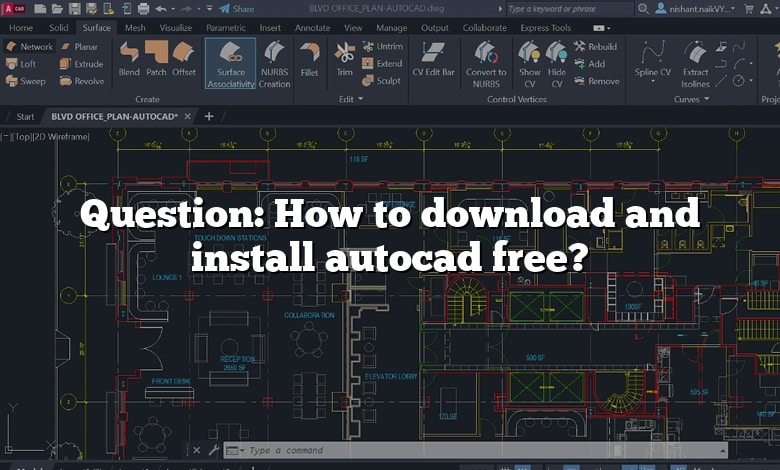 Question: How to download and install autocad  free?