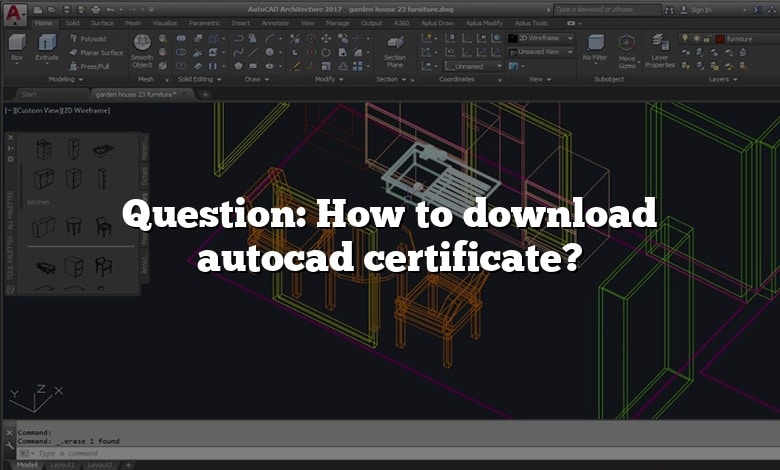 Question: How to download autocad certificate?