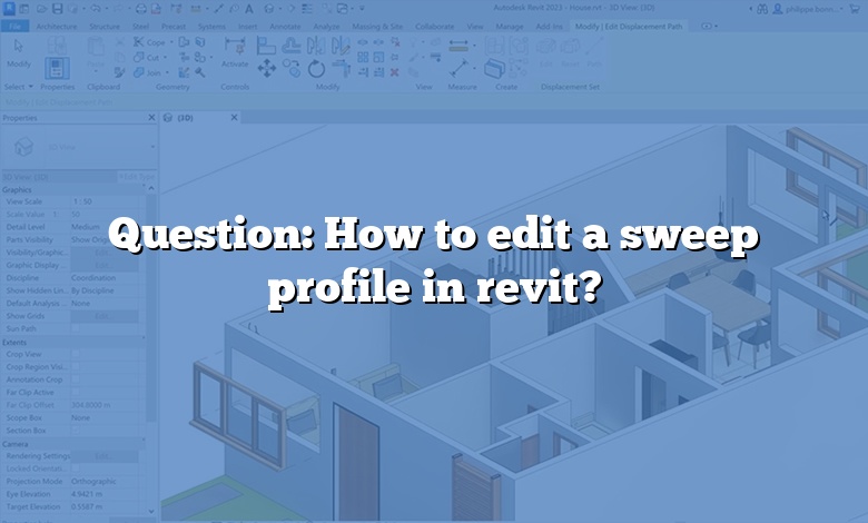 Question: How to edit a sweep profile in revit?
