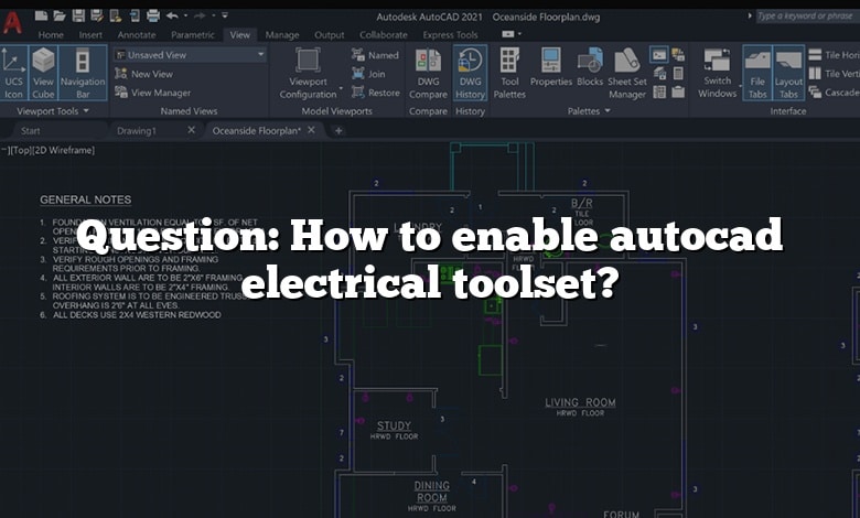 Question: How to enable autocad electrical toolset?