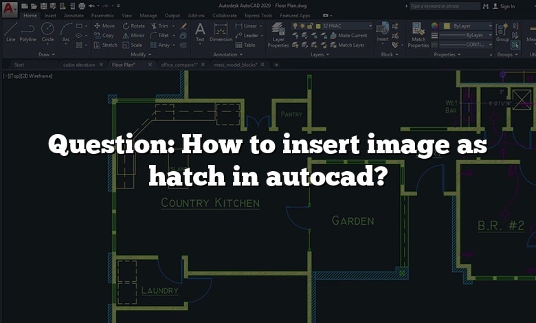 Question: How to insert image as hatch in autocad?