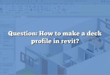 Question: How to make a deck profile in revit?