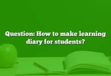 Question: How to make learning diary for students?