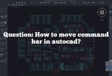 Question: How to move command bar in autocad?