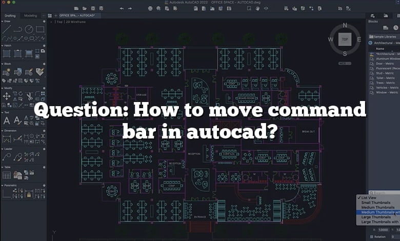 Question: How to move command bar in autocad?