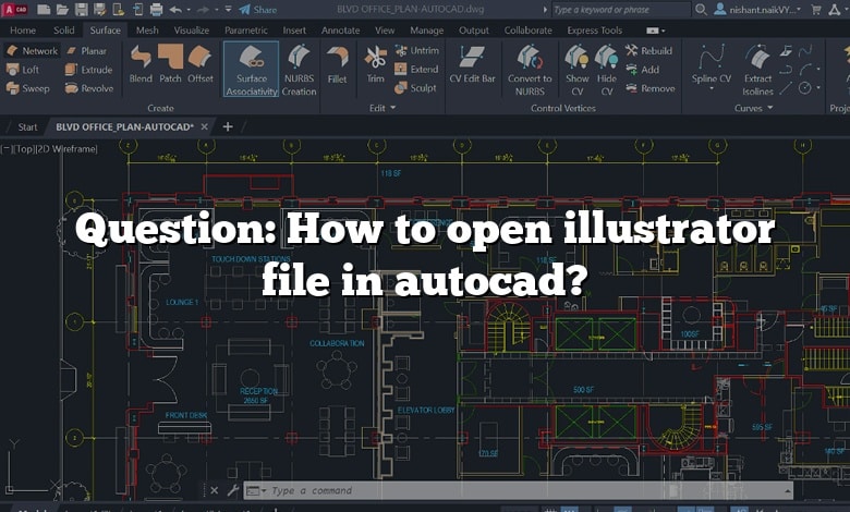 Question: How to open illustrator file in autocad?