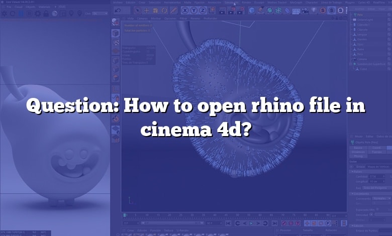 Question: How to open rhino file in cinema 4d?