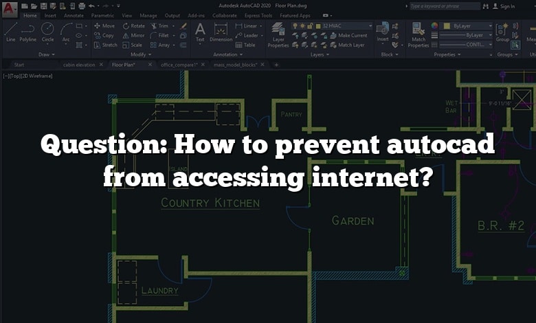 Question: How to prevent autocad from accessing internet?