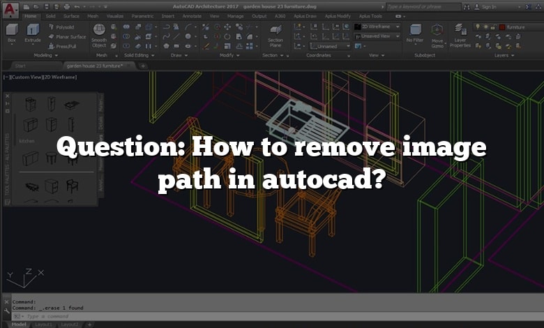 Question: How to remove image path in autocad?