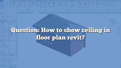 Question: How to show ceiling in floor plan revit?