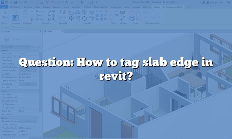 Question: How to tag slab edge in revit?